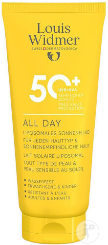 Louis Widmer Sun All Day IP50+ Format Avantageux Sans Parfum Tube 200ml