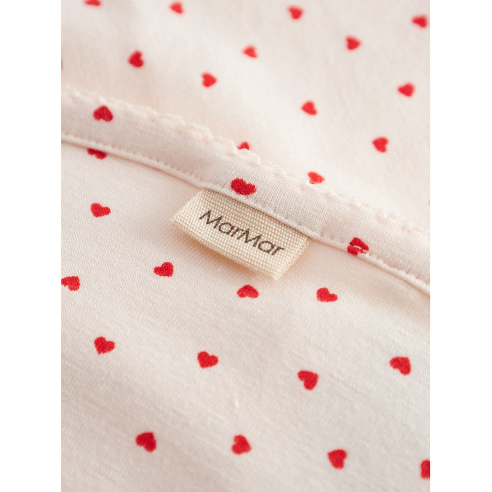 Køb MarMar Newborn Modal Smooth Print Happy Hearts Alida Tæppe