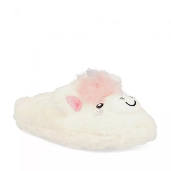 Chaussons licorne BLANC MERRY SCOTT