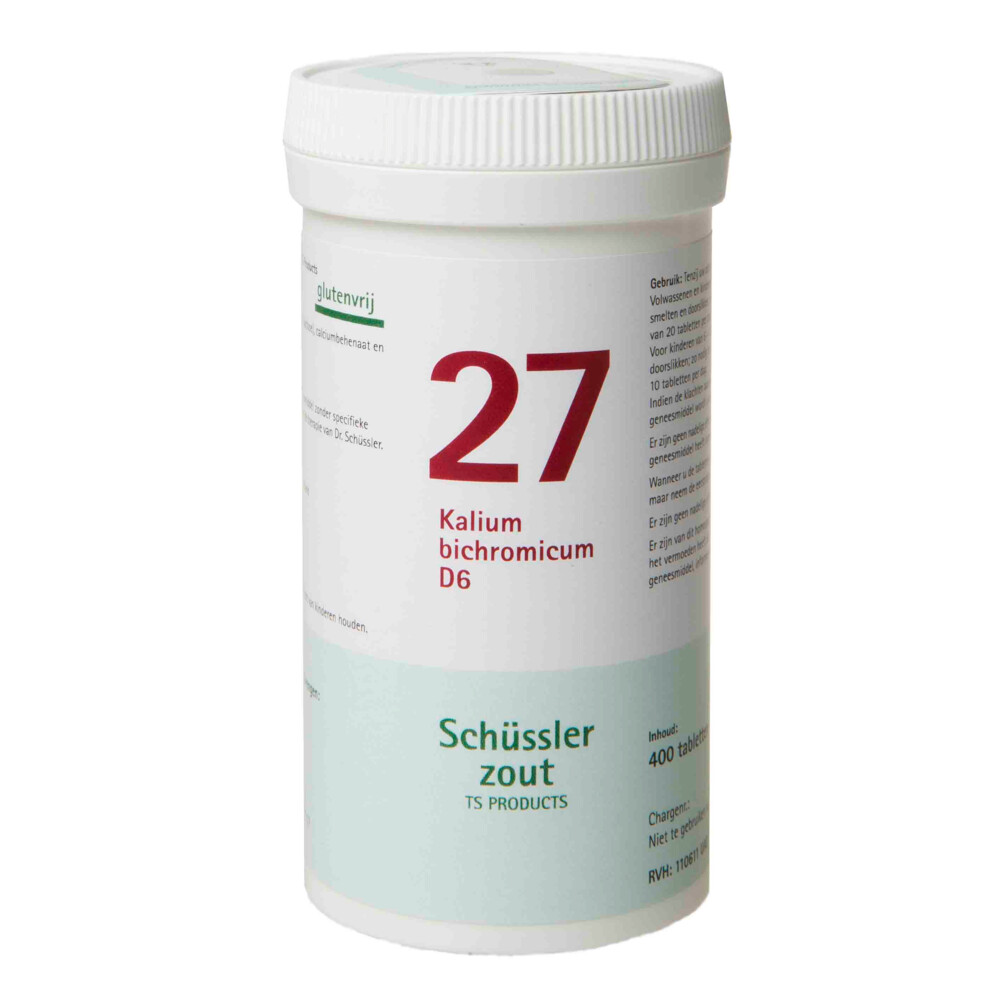 Pfluger Schussler Zout nr 27 Kalium Bichromicum D6400 tabletten