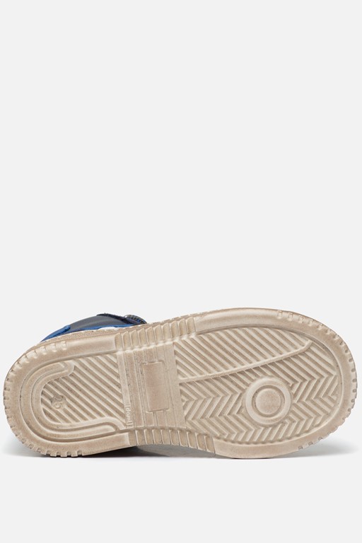 Develab Mid Cut Sneakers blauw Leer