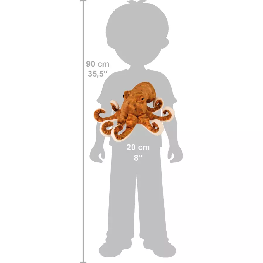 Wild Republic Kuscheltier Cuddlekins Mini Oktopus