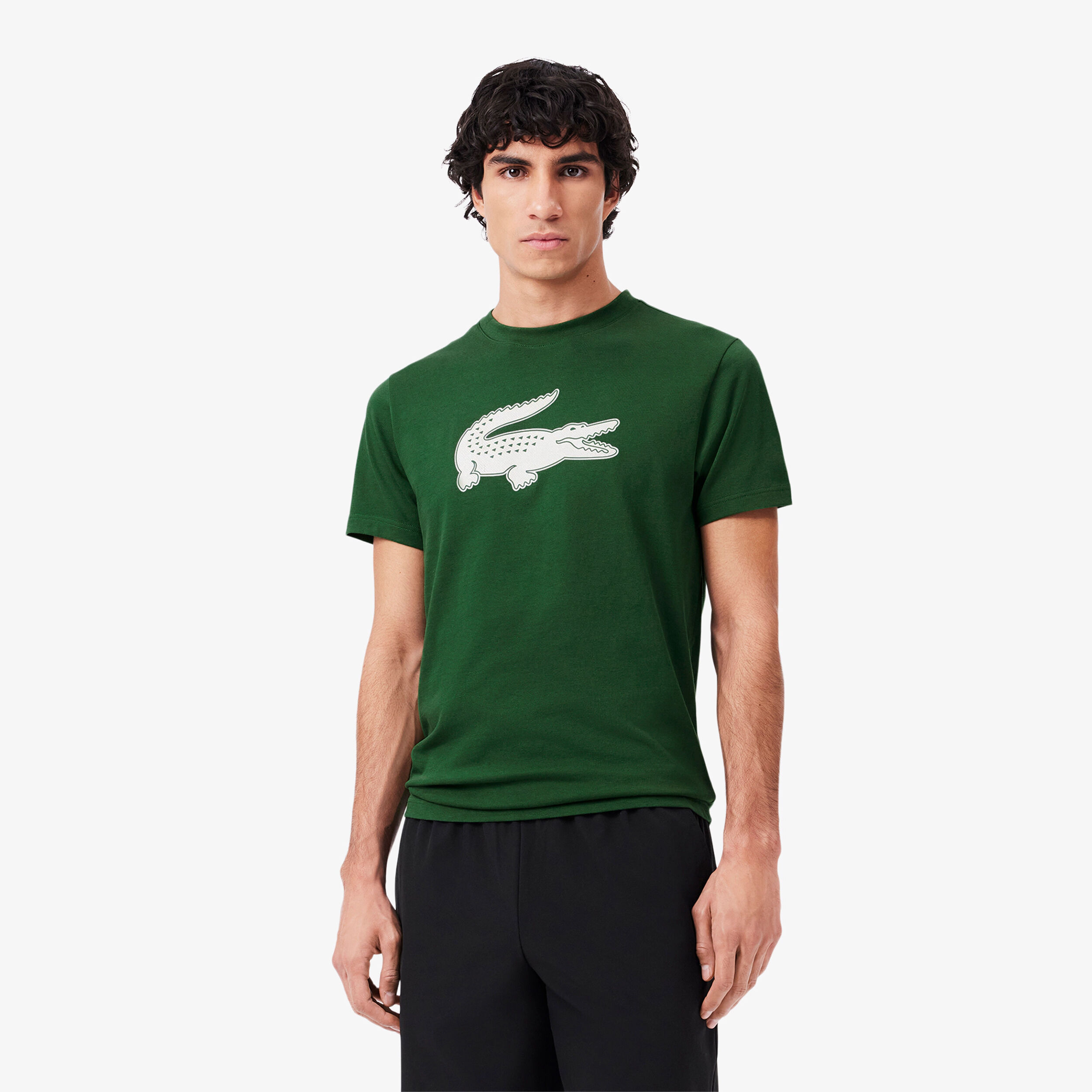 Lacoste T-shirt Hommes - Vert , Blanc