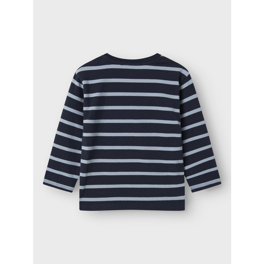 Køb Name It Navy Blazer Dusty Blue Nmmjosue Spider Nreg Ss Top Mar