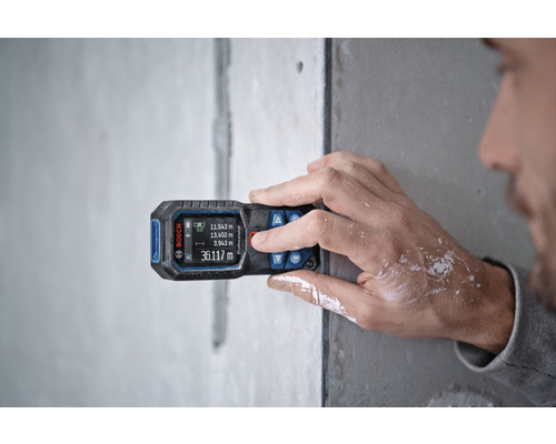 Bosch Professional GLM 50-27 C laserafstandsmeter inclusief 2 x AA batterijen en beschermende accessoires