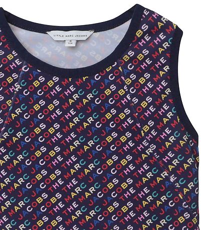 Little Marc Jacobs Bad Tank Top - Farbfabrik - Navy m. Logo