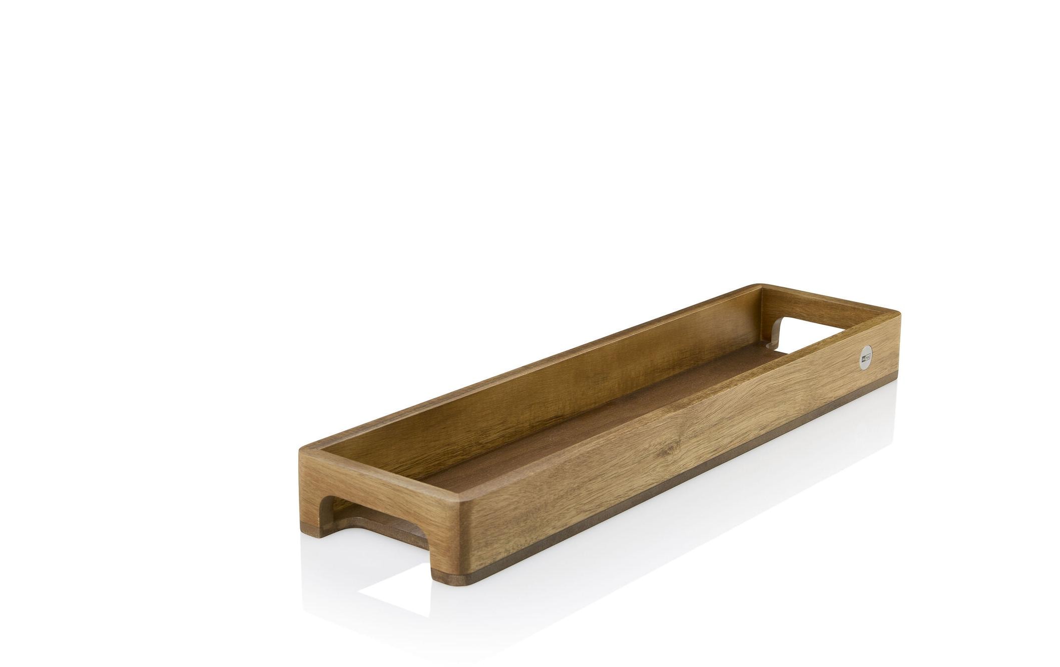 Serviertablett Serve Slim 50 x 13 cm, WalnussHolztablett