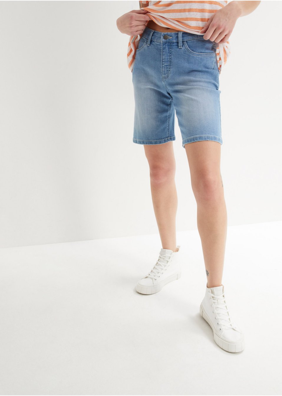 Short en jean confort stretch