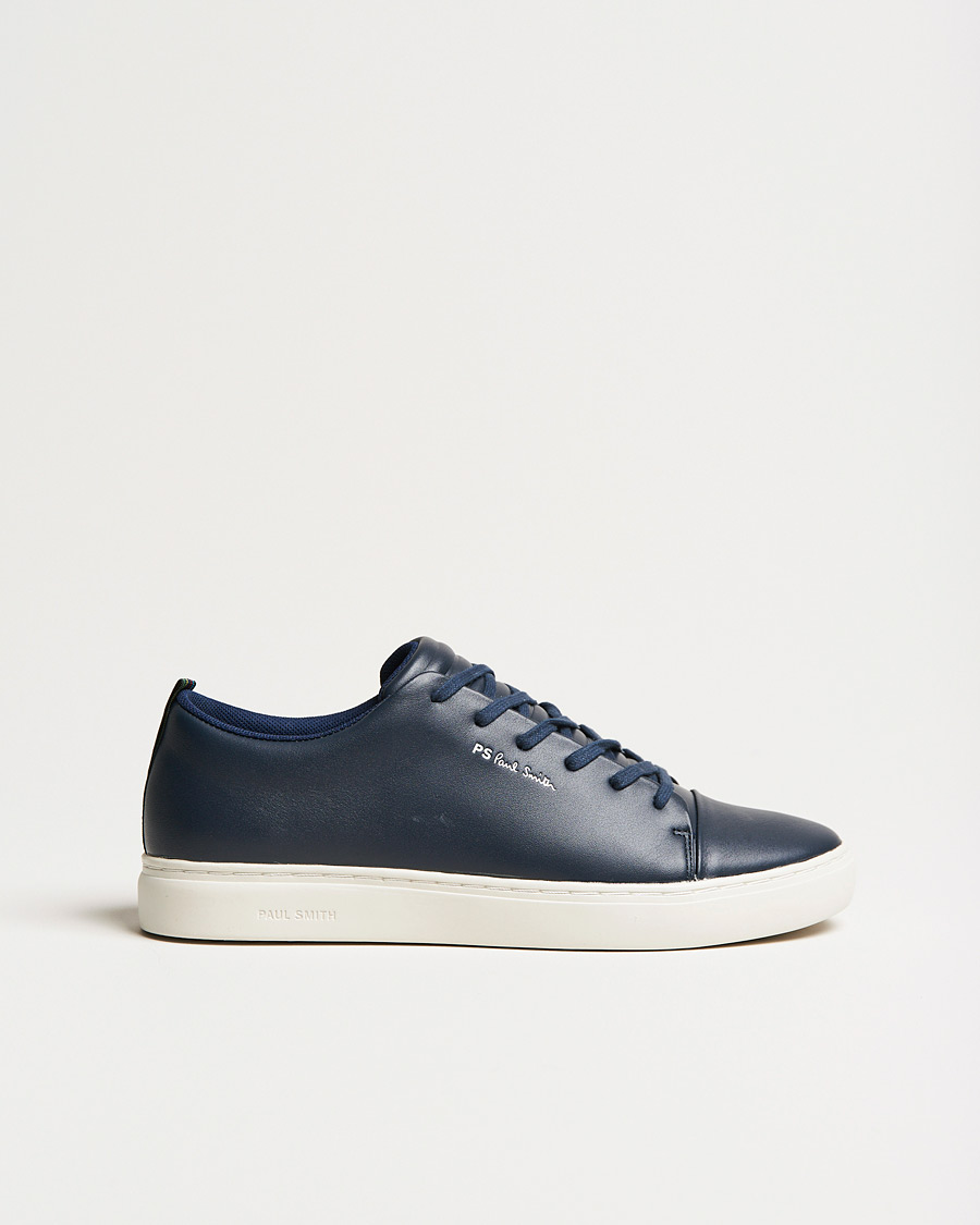 PS Paul Smith Lee Cap Toe Leather Sneaker Navy