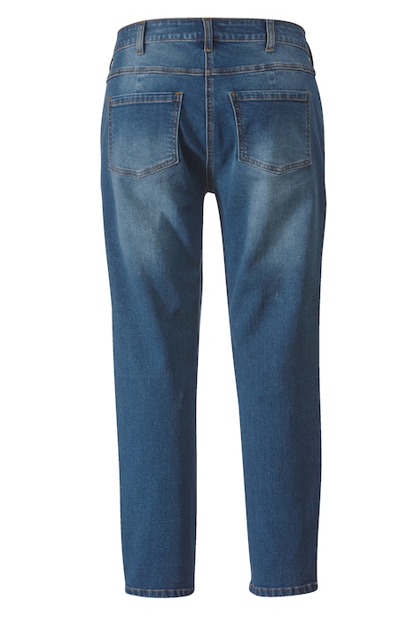7/8-Jeans, Slim Fit, Patches, 5-Pocket