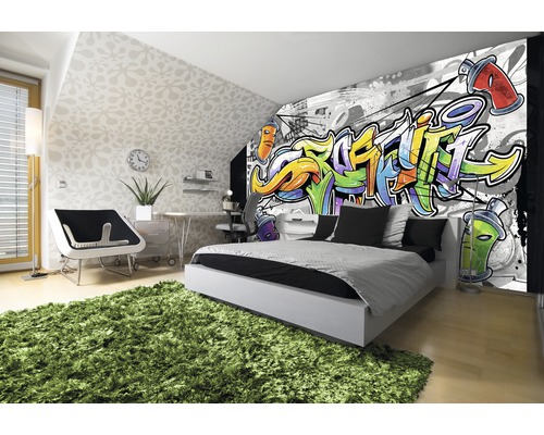 Vliesbehang 2295 VEXXXL Street Graffiti 4-delige set 416 x 254 cm