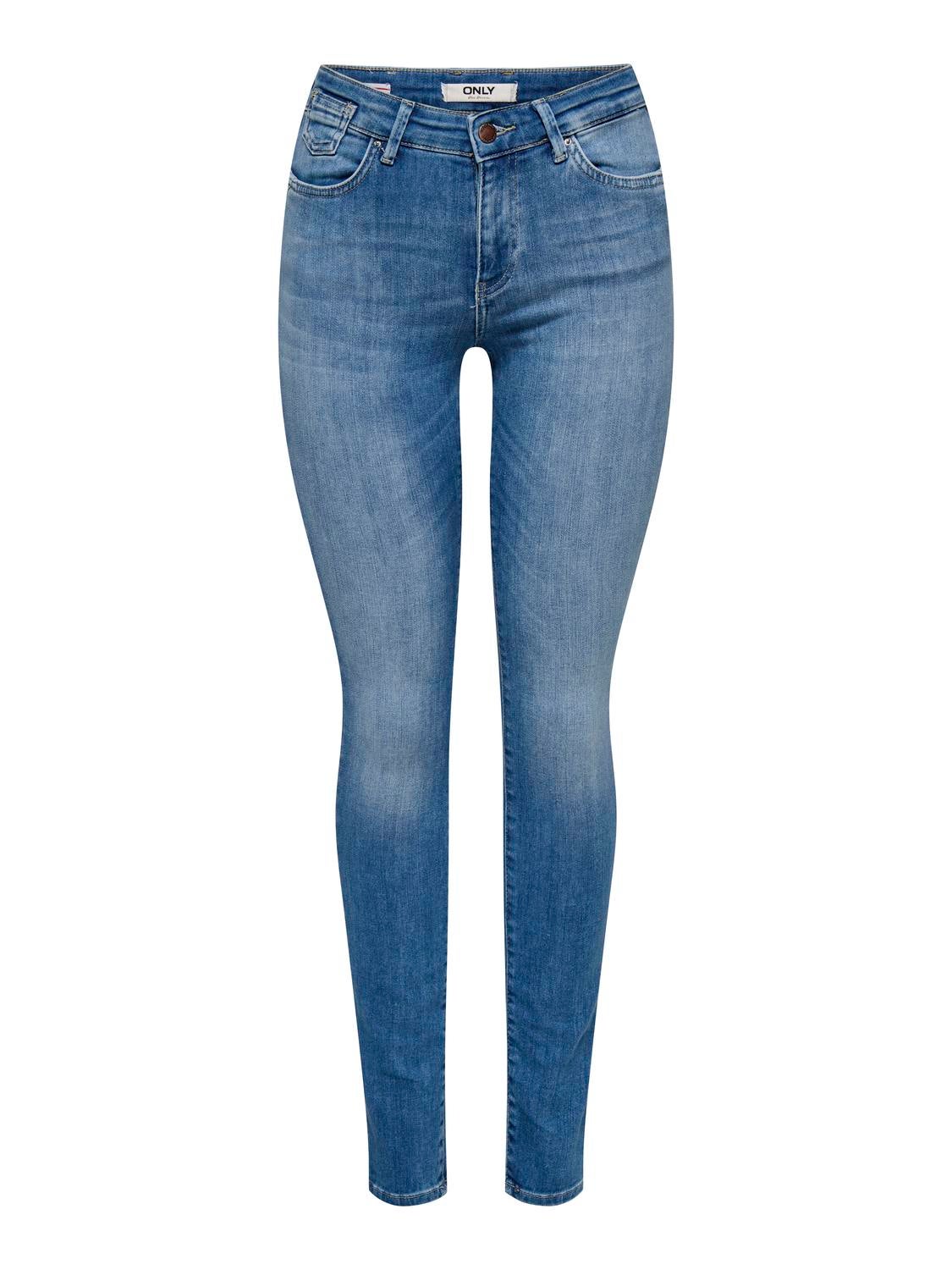 ONLBLUSH Mittlere Taille Skinny Fit Jeans Medium Blue Denim