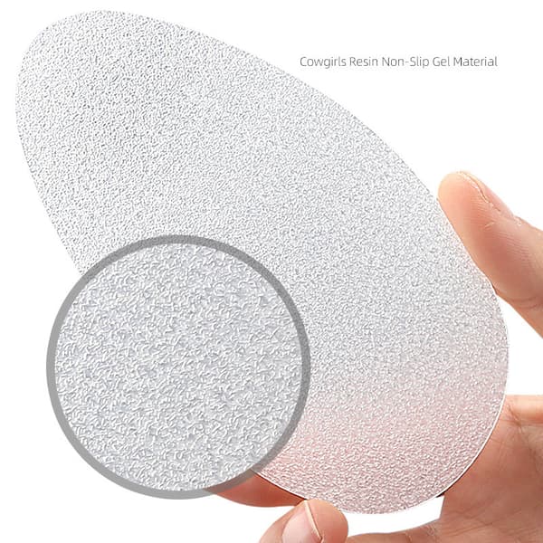 Sklisikre sko pads Selvklebende skosålebeskyttere oval