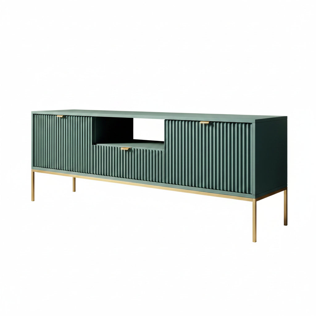 Navil 2 - TV-Meubel - Groen - 154x39x56 cm