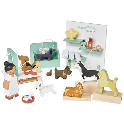 Tender Leaf Holztoys - Hundesalon für Puppenhaus