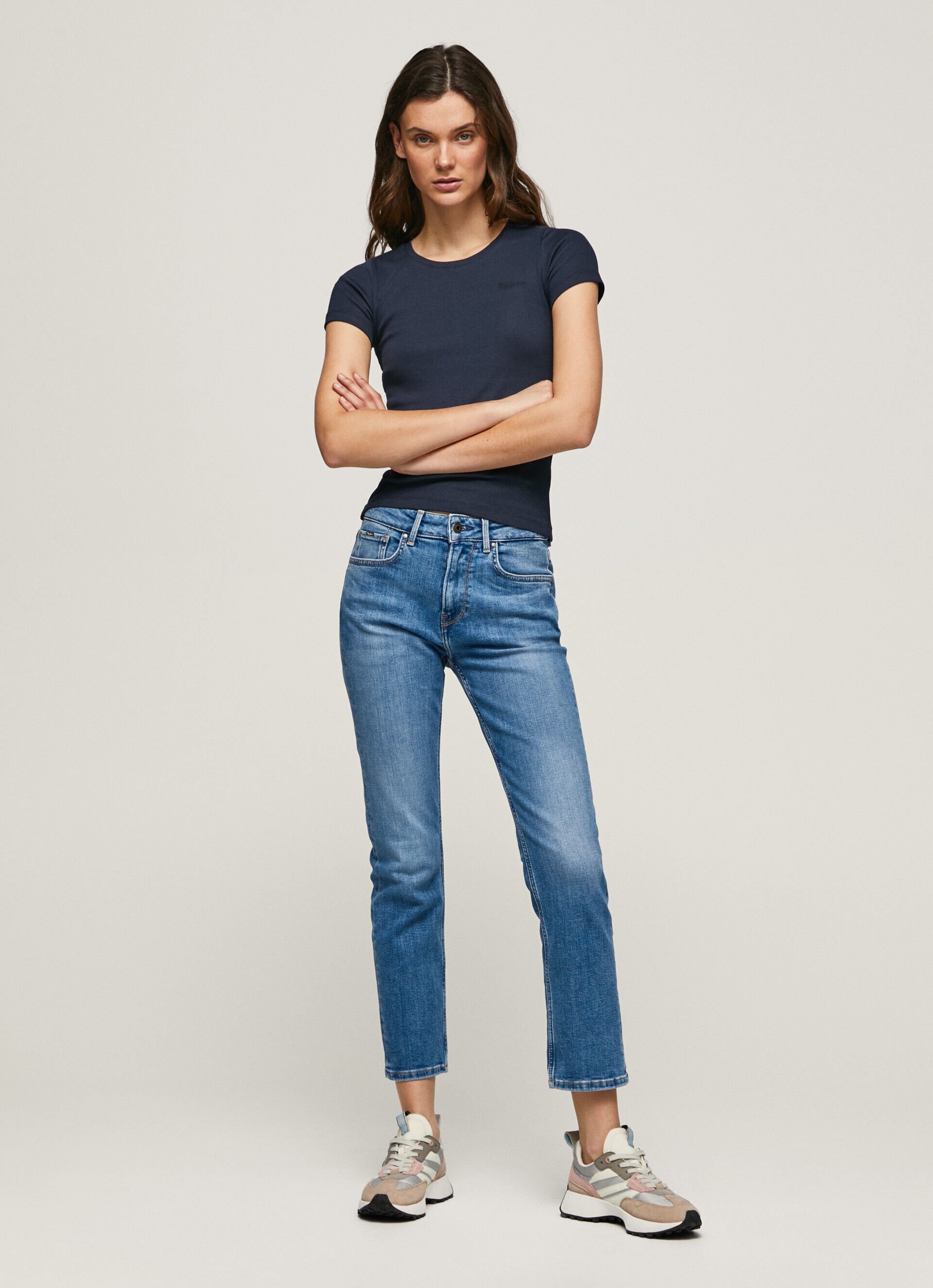 CALÇA JEAN MARY FIT REGULAR TIRO ALTO - jeans