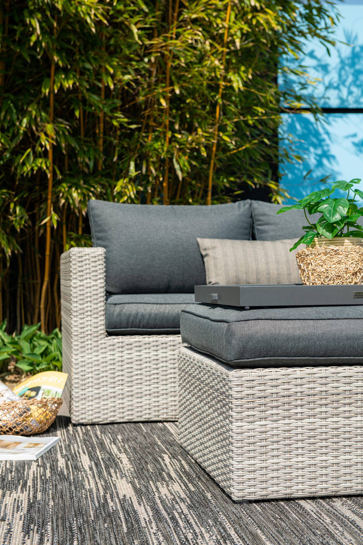 Garden Impressions Garden Impressions Orangebird loungeset 4delig  vintage grey