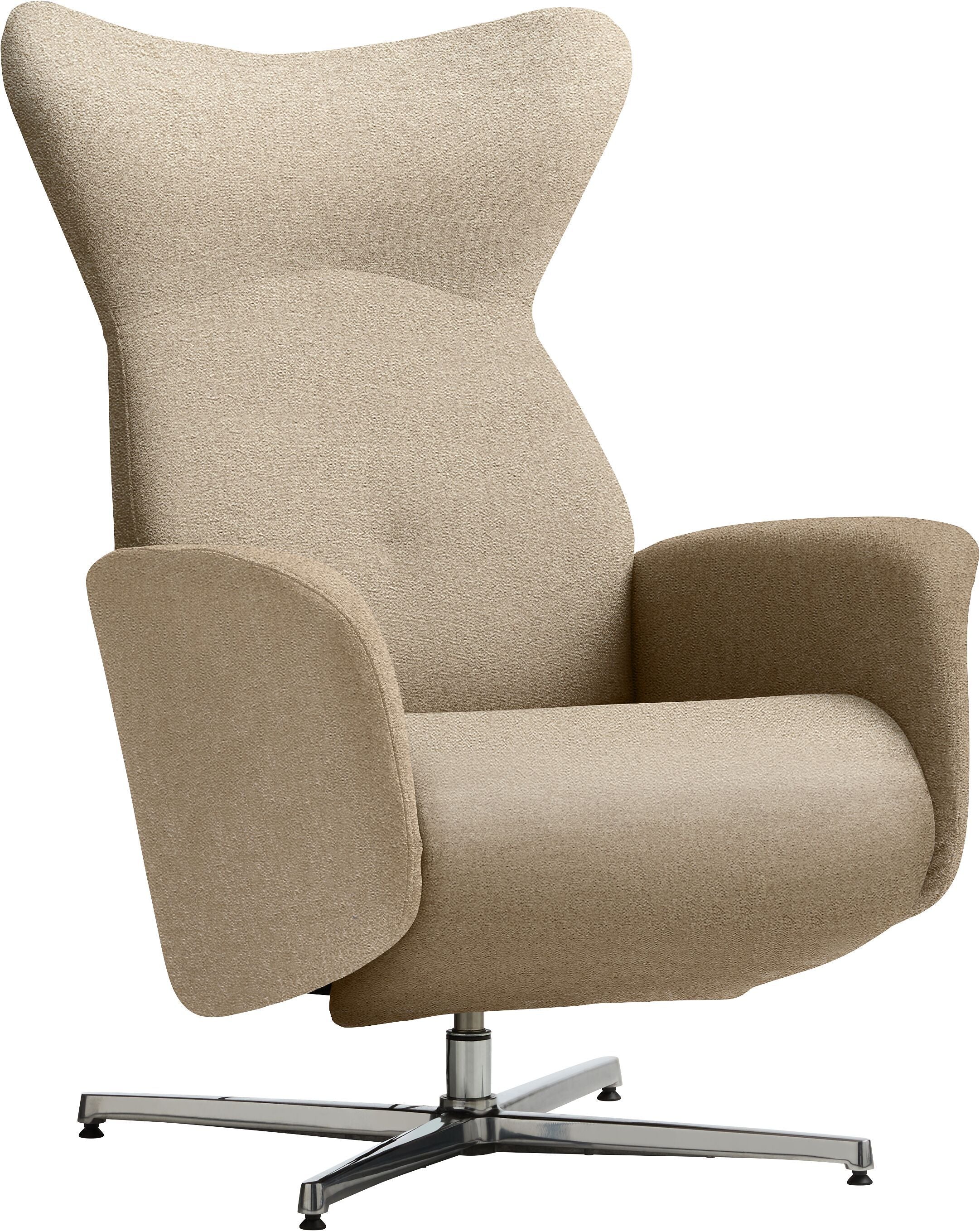 ASCAN Relaxsessel - Beige / B: 76.0 cm x T: 78.0 cm x H: 114.0 cm
