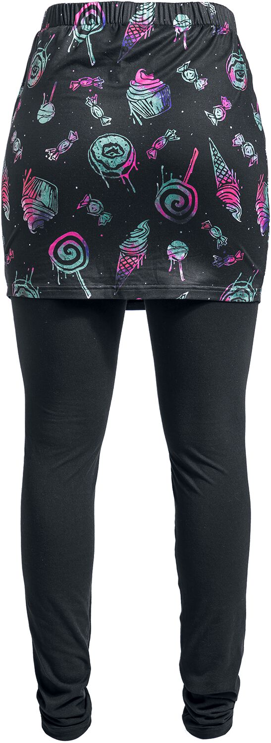 Leggings avec jupe & imprimé bonbons | Full Volume by EMP Legging