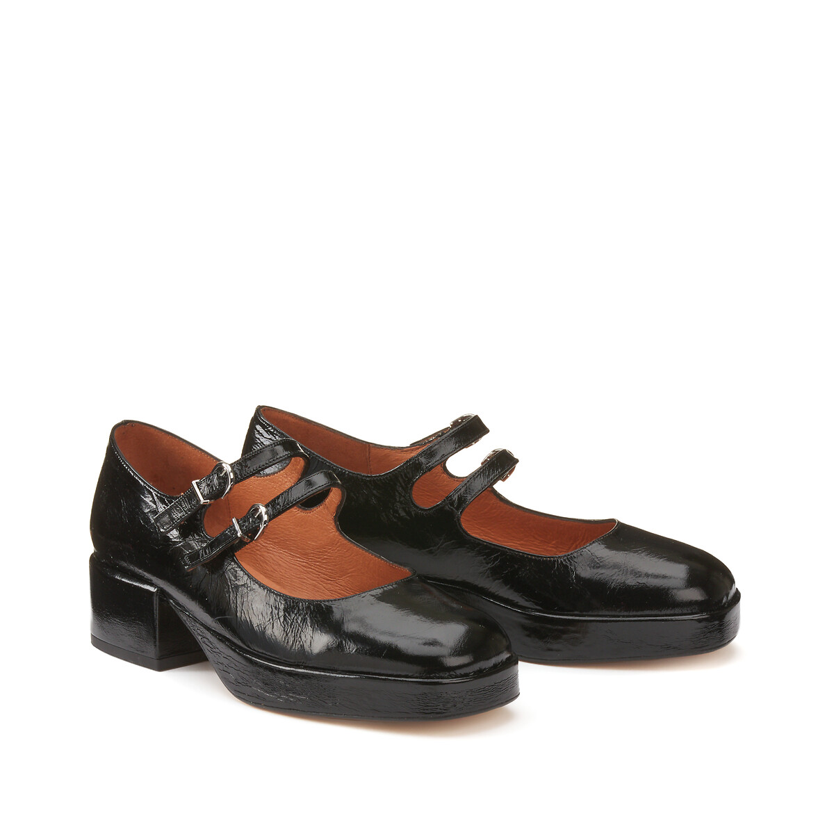 JONAK<br>Sapatos de couro Victoria com salto