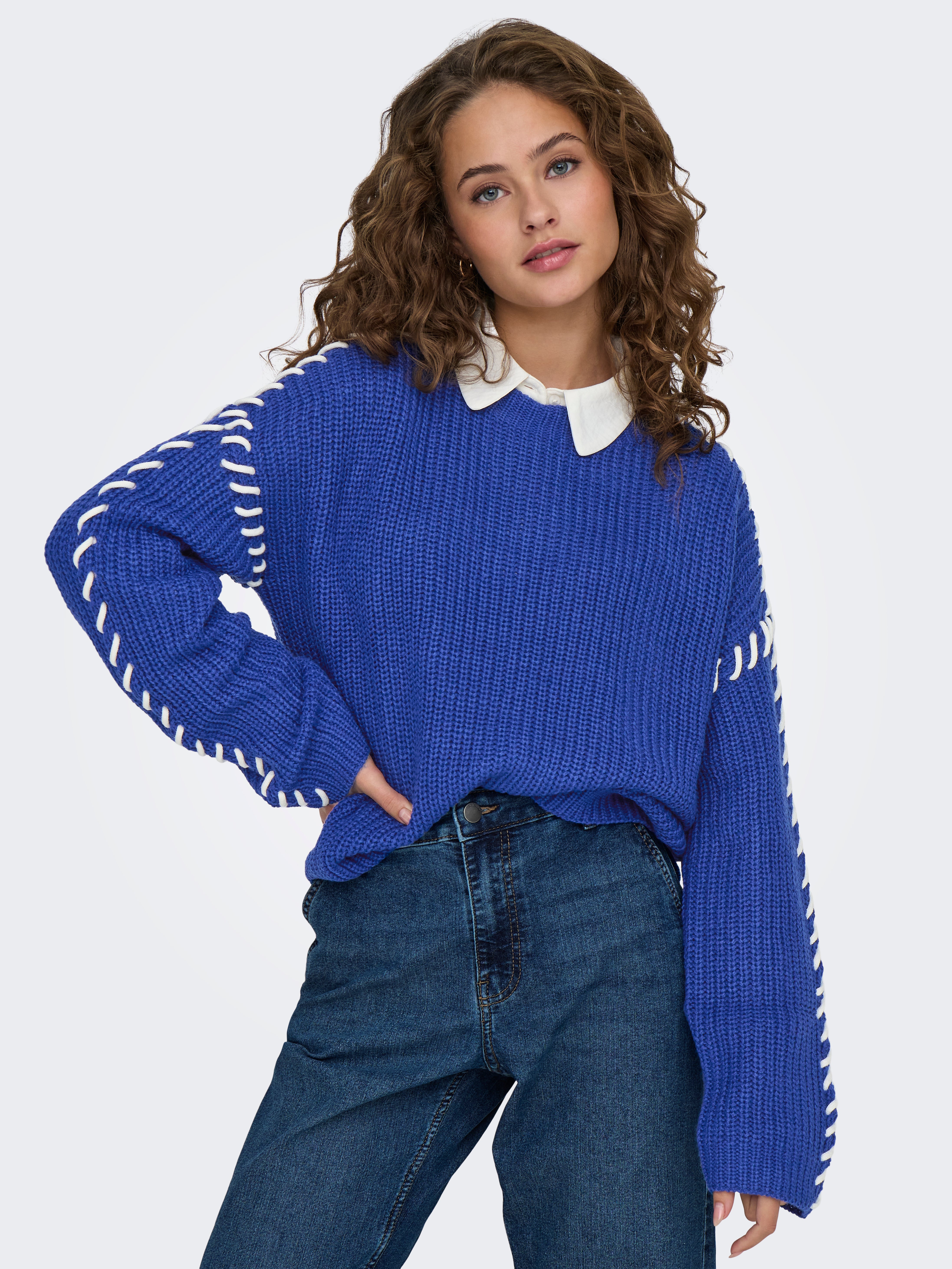 JDYROSELLA Strickpullover Sodalite Blue