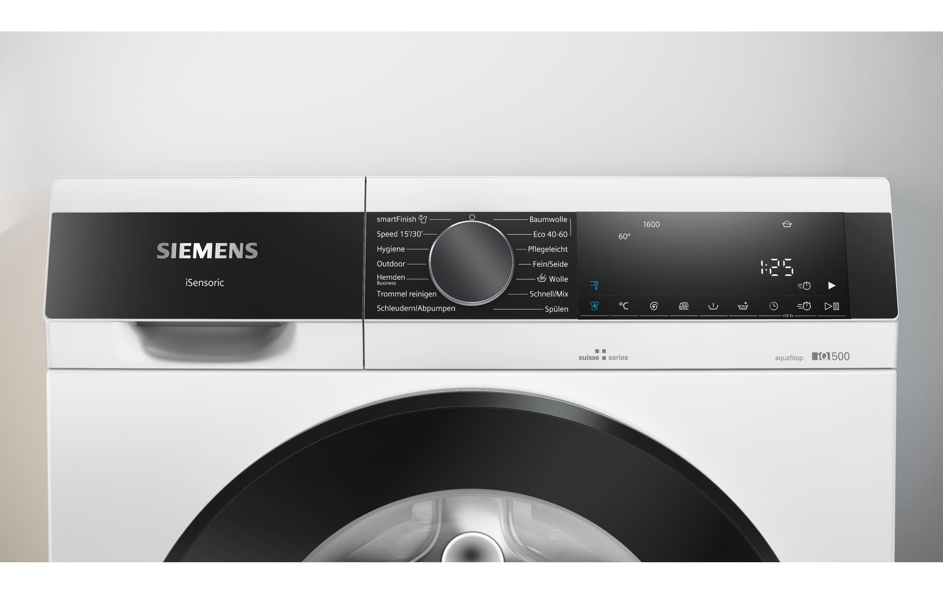Waschmaschine iQ500 WG56G2Z3CH Links<br>Frontloader mit 10 kg Ladekapazität
