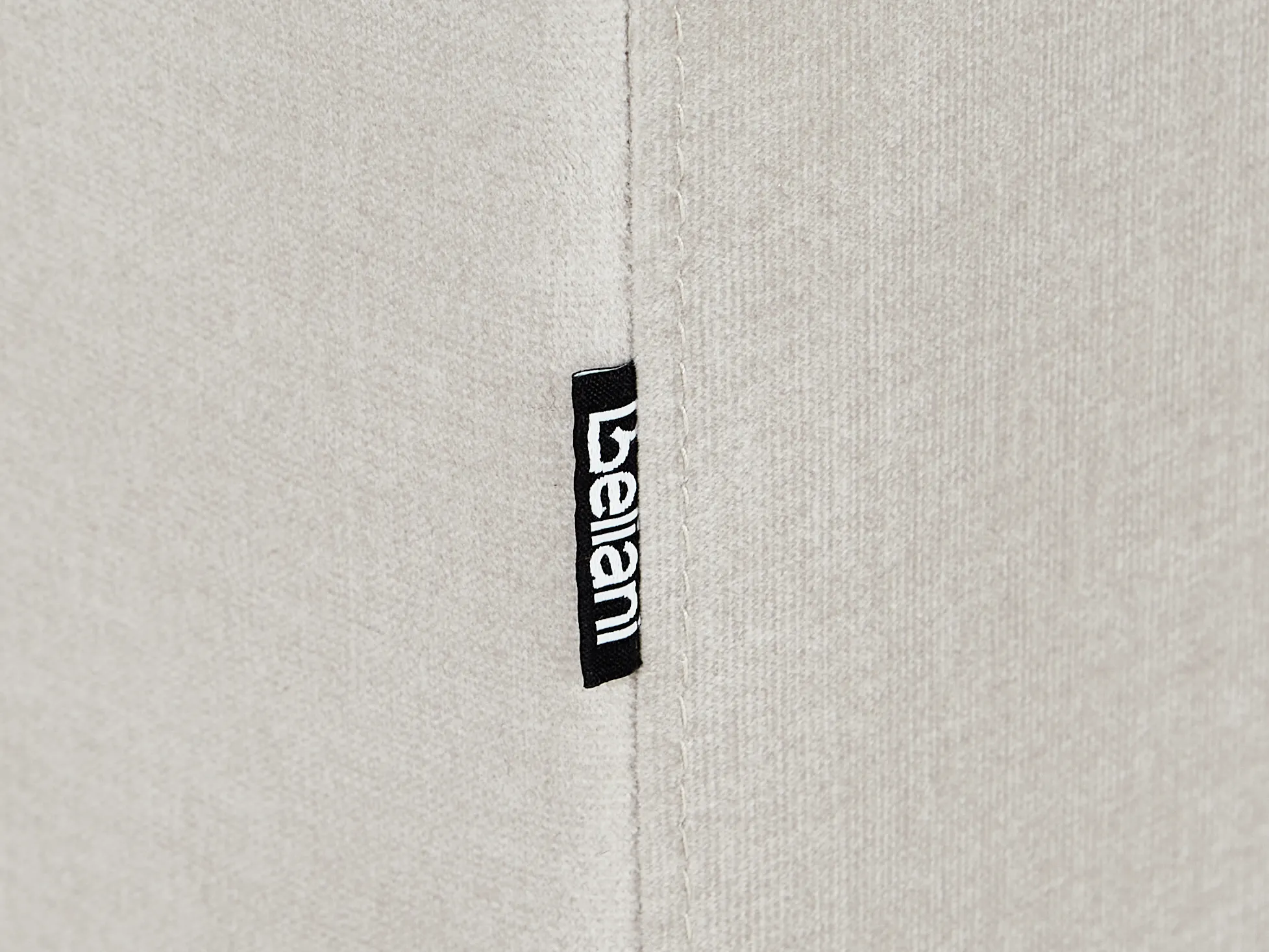 Bank 3-zits BYSKE Stof Lichtbeige