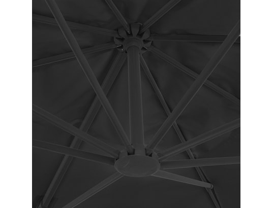 VIDAXL - Parasol avec base portable anthracite