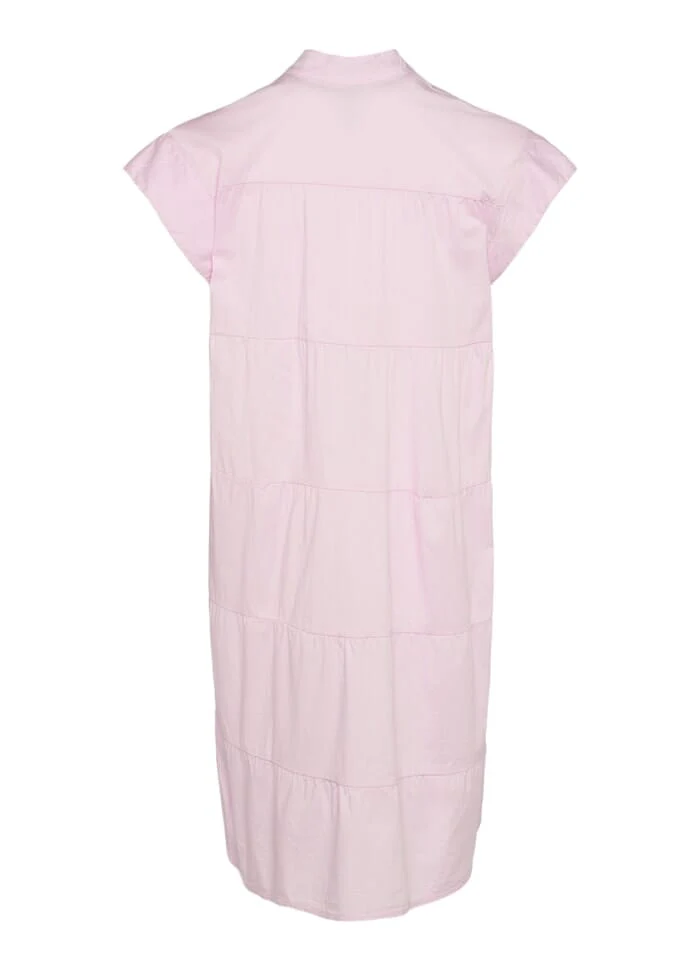 Noella Kiki Ss Pearl Dress Cotton Poplin