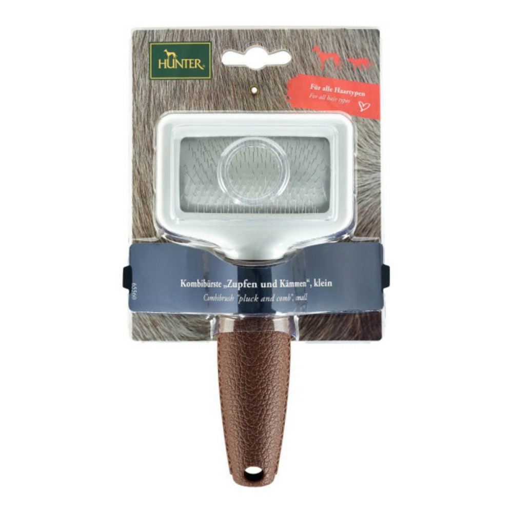Brosse pour carder 2 en 1