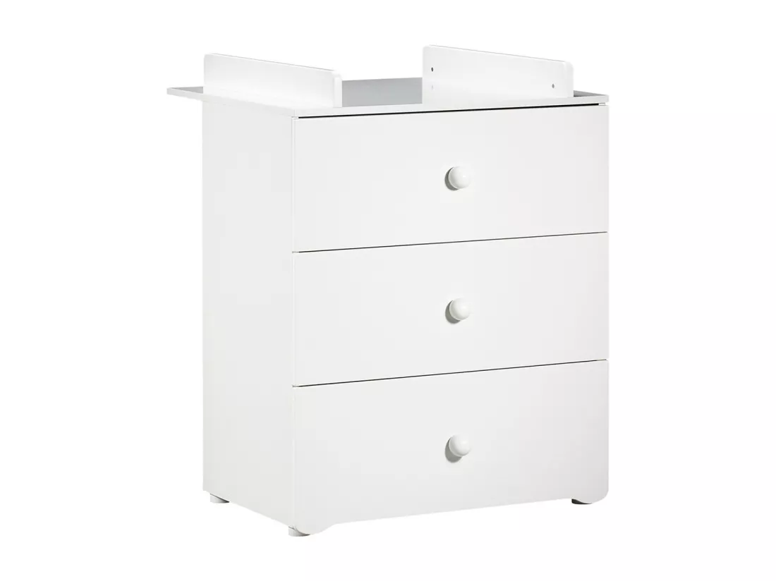 Chambre complète bébé avec lit 120x60cm et commode à langer