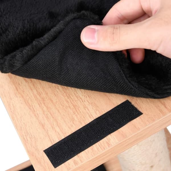 vidaXL Kattetre med klorematte i sisal 123 cm