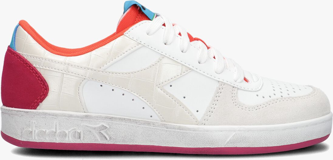 DIADORA witte diadora lage sneakers magic basket low croco woman