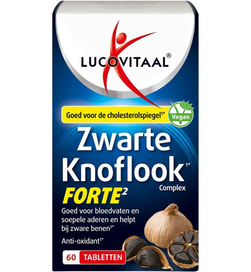Lucovitaal Zwarte Knoflook Forte (60 tabletten)