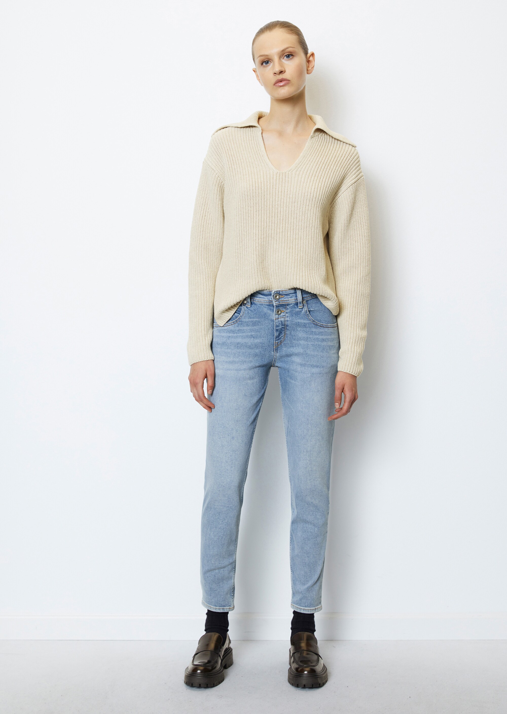 DfC Pullover im Troyer-Stil aus Organic Cotton