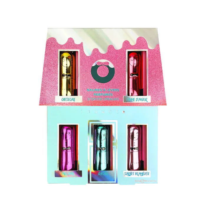 Inuwet Coffret 5 baumes à lèvres House Of Winderland