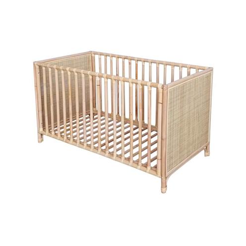 Lit 60x120 cm NEMO Cannes de Rotin Naturel - THEO