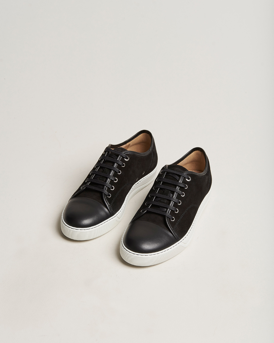 Lanvin DBB1 Nappa Cap Toe Sneaker Black