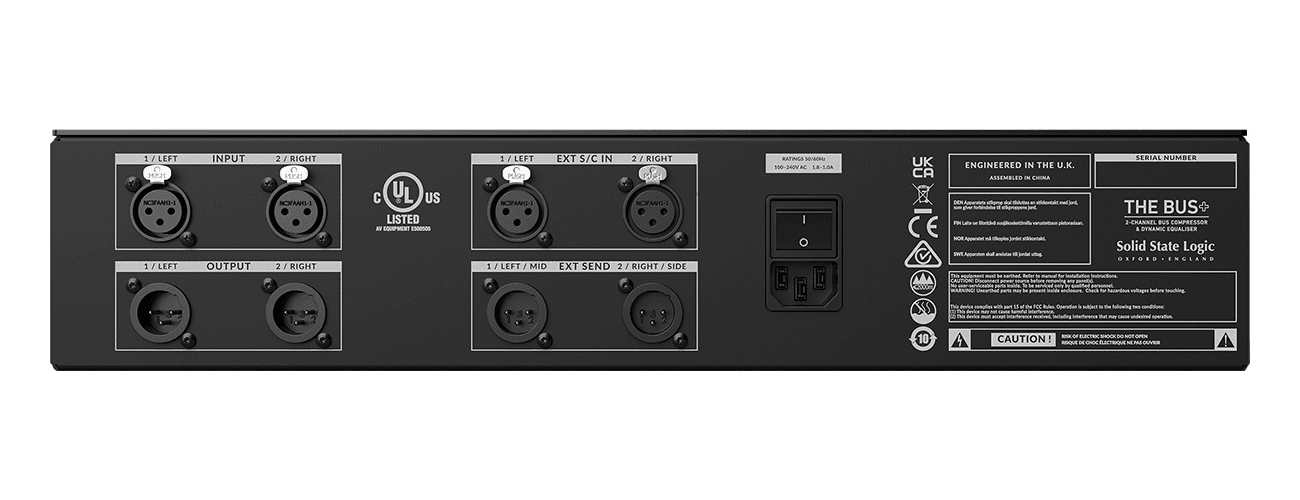 Solid State Logic Bus+ - Comp-limiteur-gate