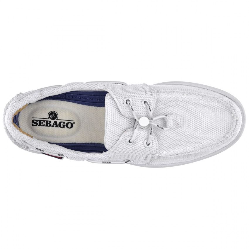 NAPLES TECH W White-MOCASSIN POUR FEMME EN MESH