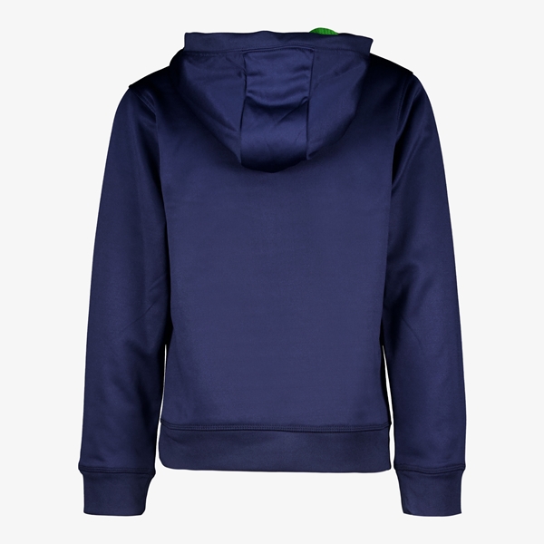 Unsigned jongens vest met capuchon blauw