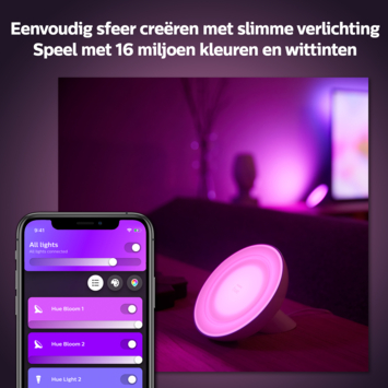 Philips Hue tafellamp Bloom wit - wit en gekleurd licht 7W