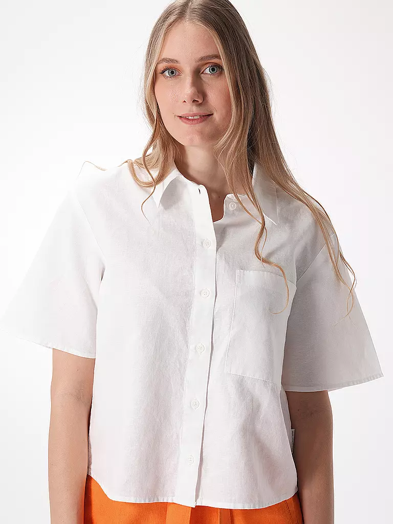 MARC O' POLO DENIM Bluse  weiss