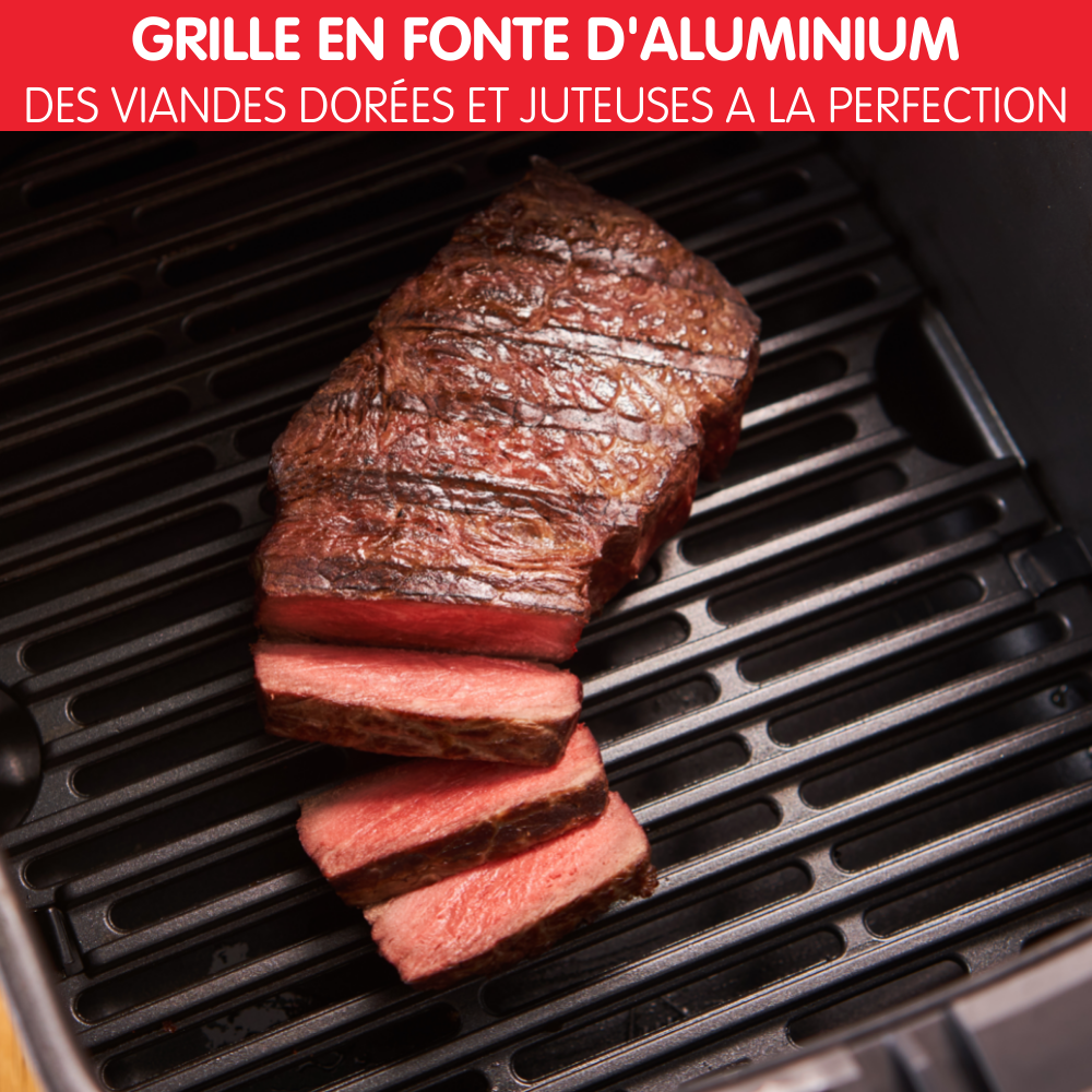 Easy Fry & Grill, Friteuse sans huile 4,2L (6 pers.), air fryer, grill, 8 prog.,