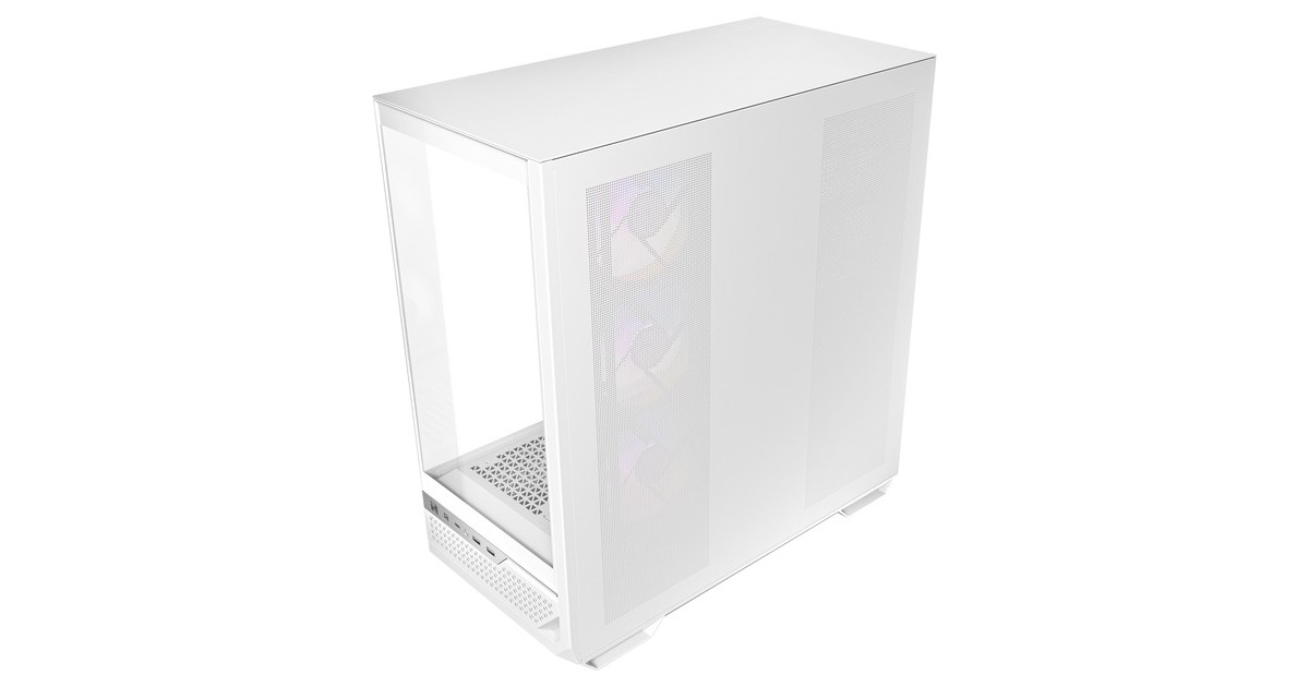 AntecC7 ARGB midi tower behuizing  (Wit | 2x USB-A | 1x USB-C | Tempered Glass)