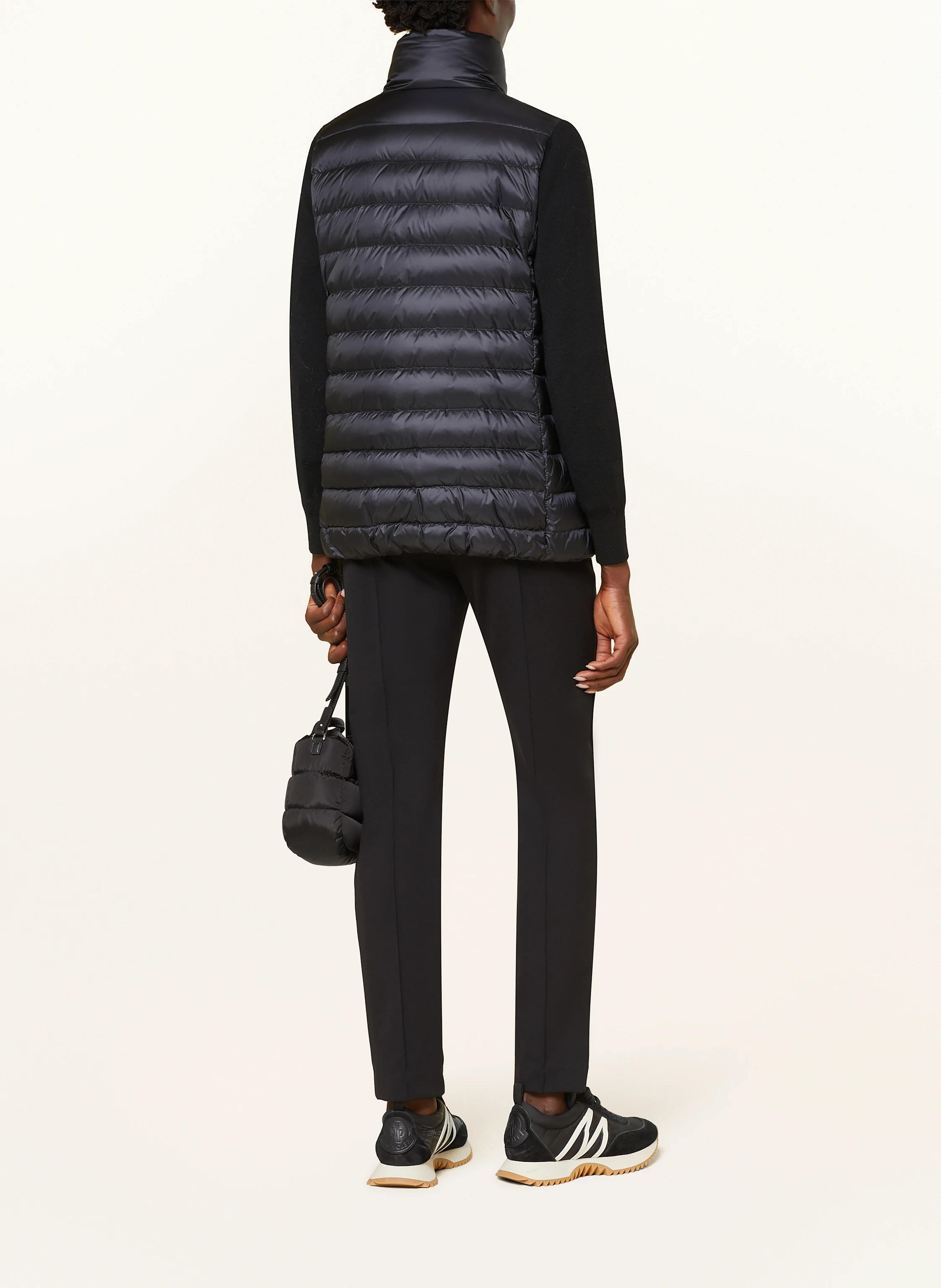 MONCLER Daunenjacke im Materialmix