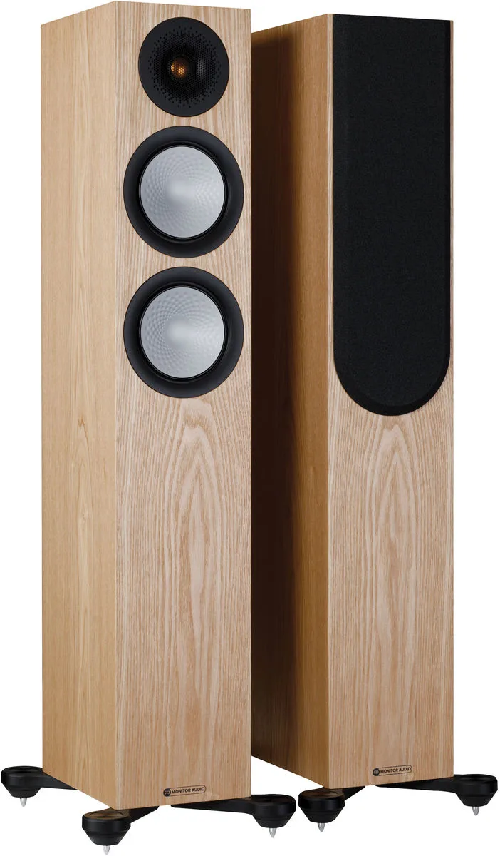 Monitor Audio Silver 200 7G Chêne naturel (la paire) Enceintes colonne