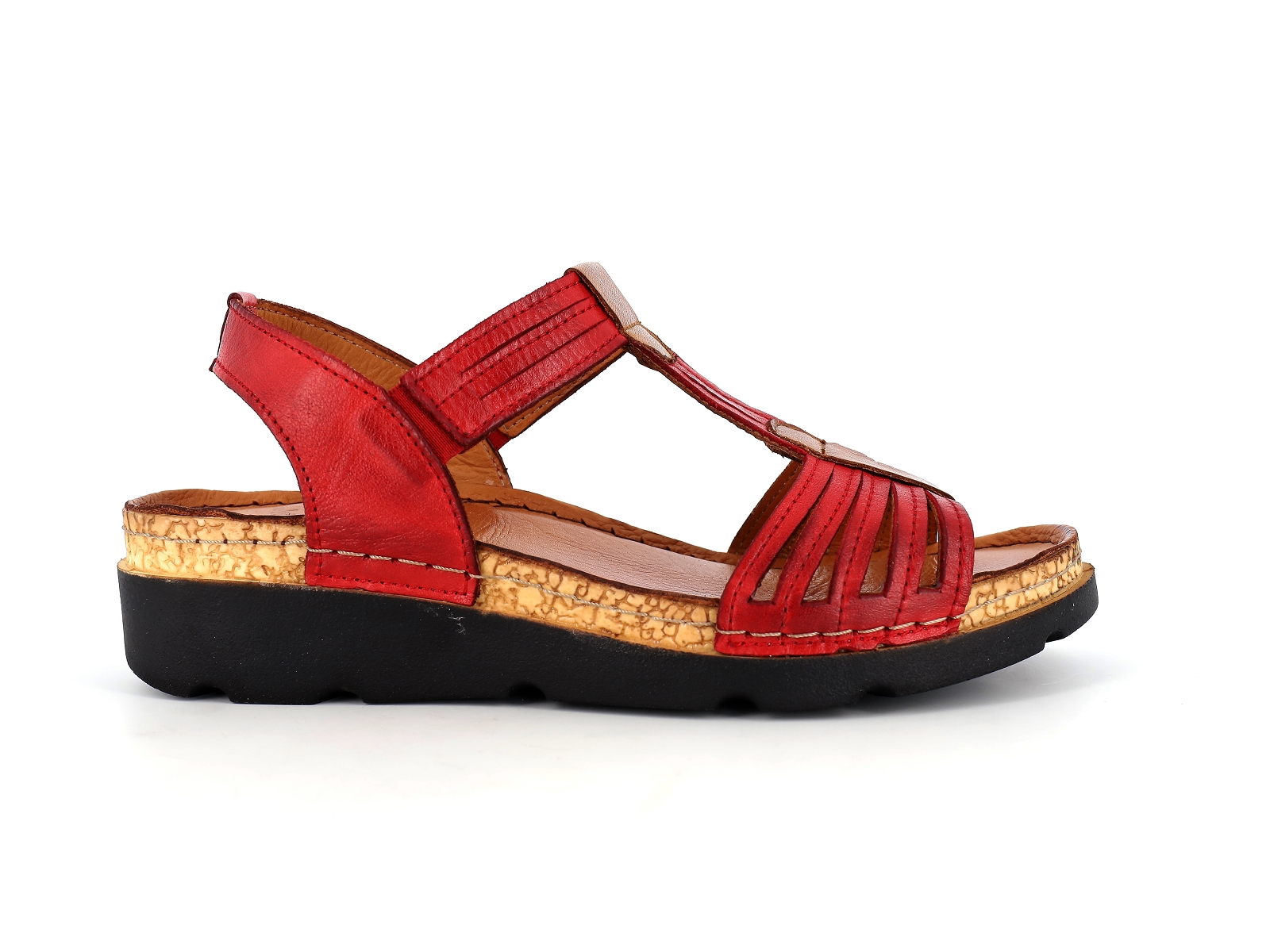 K brand-IZA Cuir Rouge