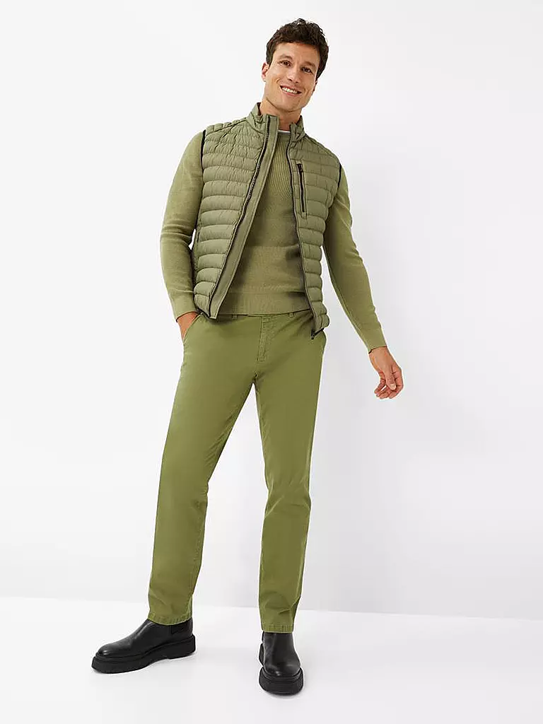 BRAX Steppgilet WILLIS hellgrün