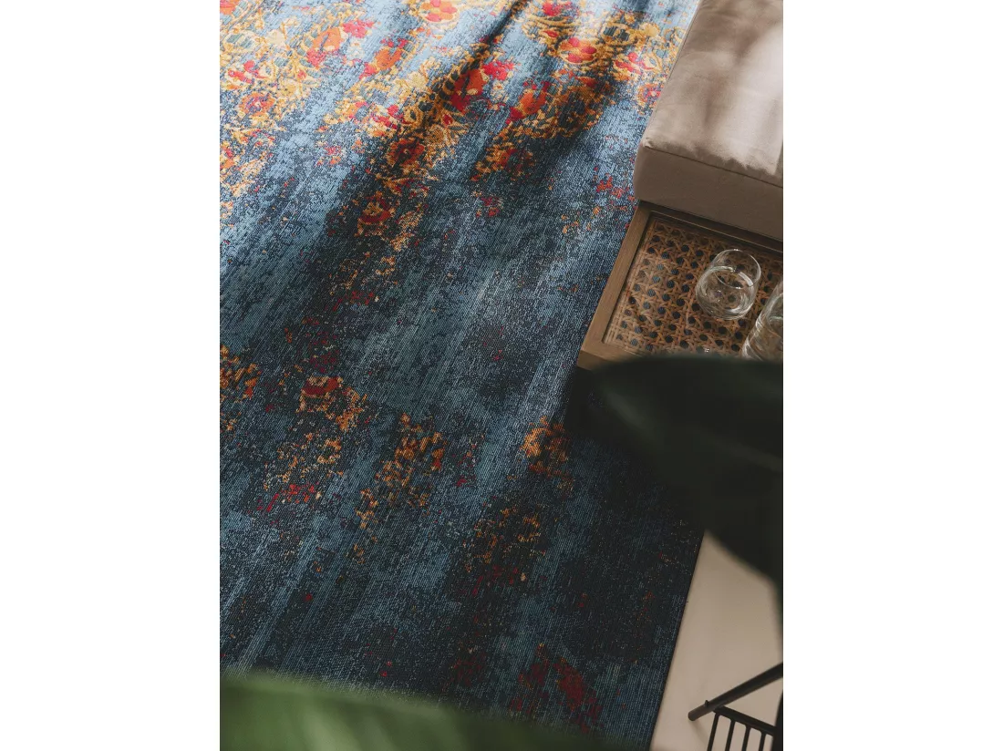 Tapis d'extérieur & intérieur Artis Multicouleur/Bleu 200x285 cm